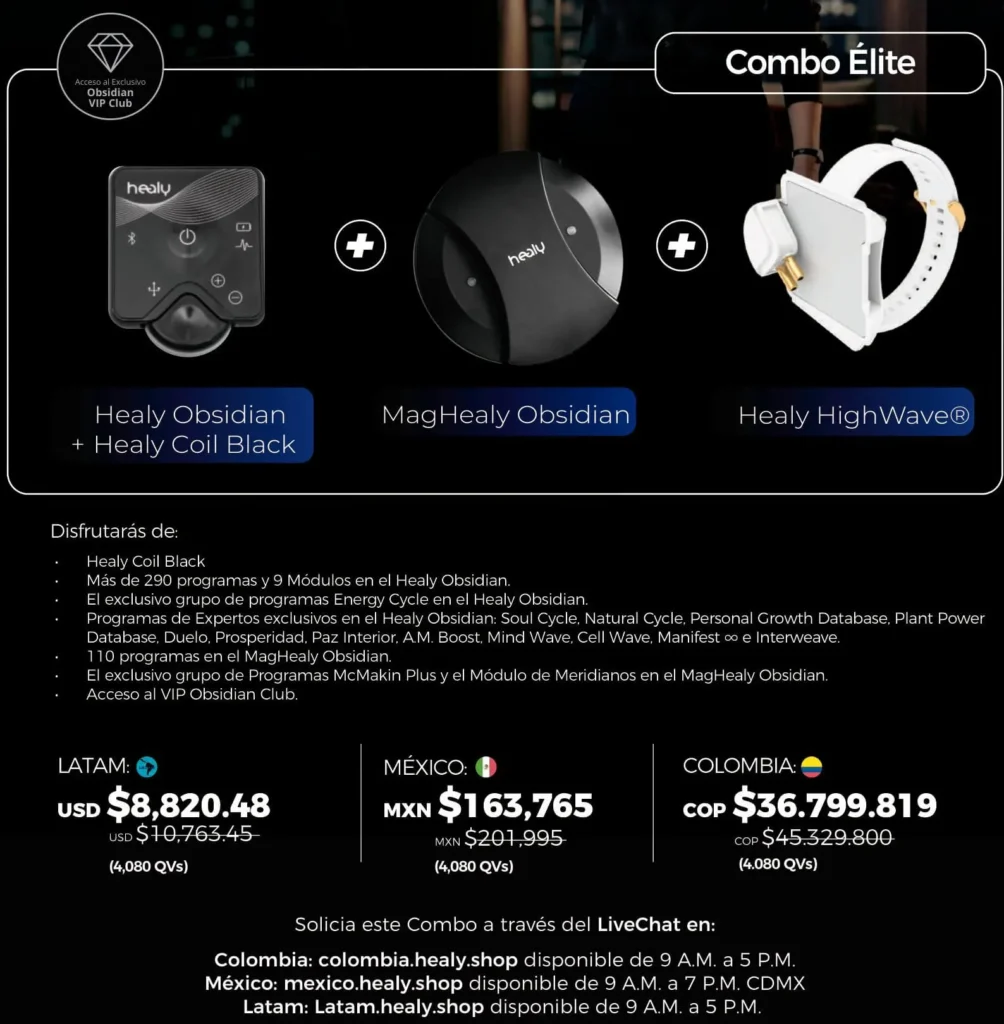 COMBO HEALY OBSIDIAN MAGHEALY HIGHWAVECOLOMBIA OCTUBRE 2026 1 Healy Colombia